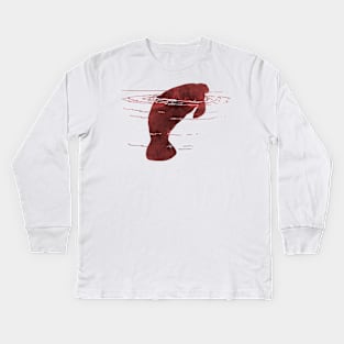 Manatee Kids Long Sleeve T-Shirt